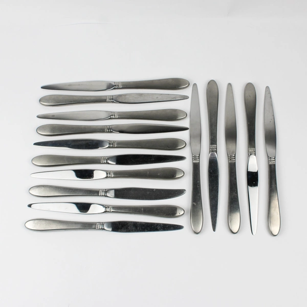 Lot of 15 Oneida Community Estate Monogram Letter Openers Stainless Steel 