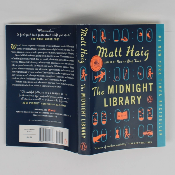 The Midnight Library by Matt Haig 2020 Paperback Novel