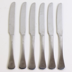 Lot of 6 Oneida Bellasana French Solid Knives Flatware Stainless Steel 18/0