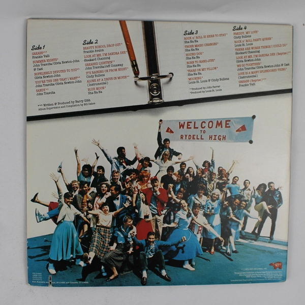 GREASE Soundtrack LP Record Set 1978 John Travolta & Olivia Newton-John