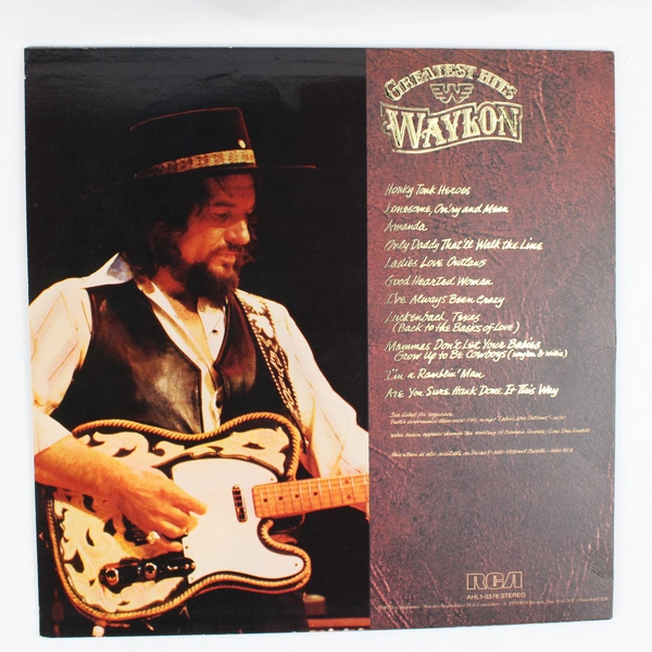 Waylon Jennings Greatest Hits Vinyl Album, 1979 Record