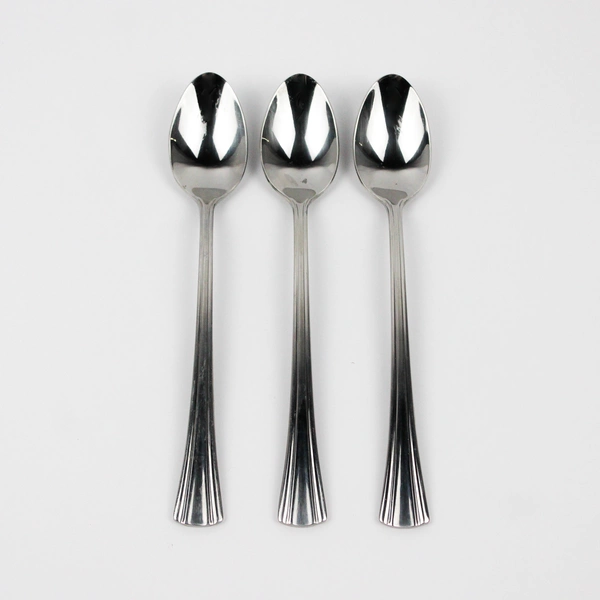 Lot of 3 Reed & Barton Brookshire Stainless Iced Tea Spoons 7.75 Inches