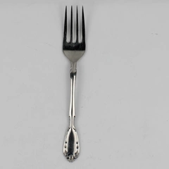 Noritake Serenade Pattern Med Cold Meat Serving Fork 18/8 Stainless 8.5 Inches