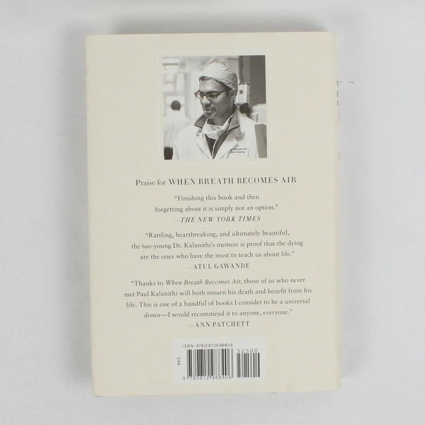 When Breath Becomes Air by Paul Kalanithi 2016 Hardcover Dust Jacket