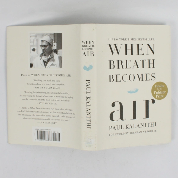 When Breath Becomes Air by Paul Kalanithi 2016 Hardcover Dust Jacket