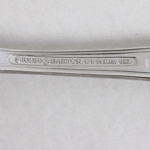 Set of 6 Reed & Barton Vintage Silverware Renaissance Salad Forks 7.25" 18/10