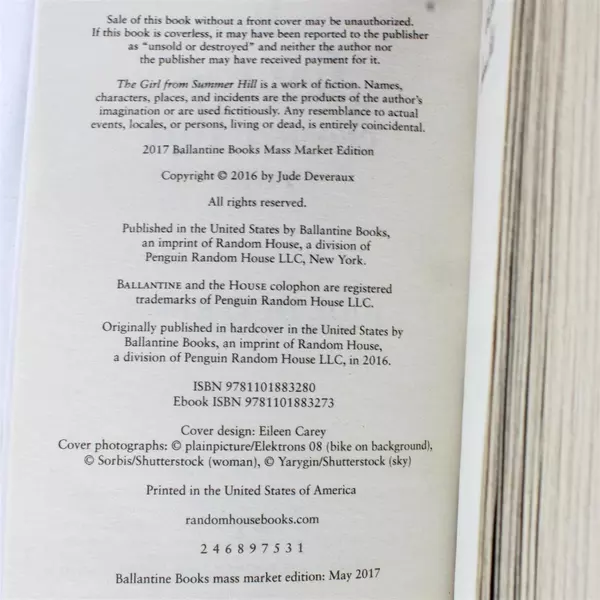 The Girl from Summer Hill Novel Paperback Compact Size