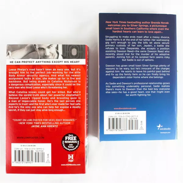 Lot of 2 Books Under Pressure & No One But You Novels Pre-Owned