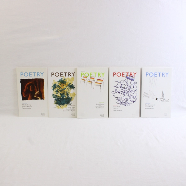 Lot of 5 Poetry Magazines February March April May June 2010 Paperback