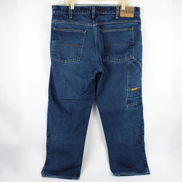 Vintage Prison Blues Men's 40x30 Denim Carpenter Jeans Made in USA