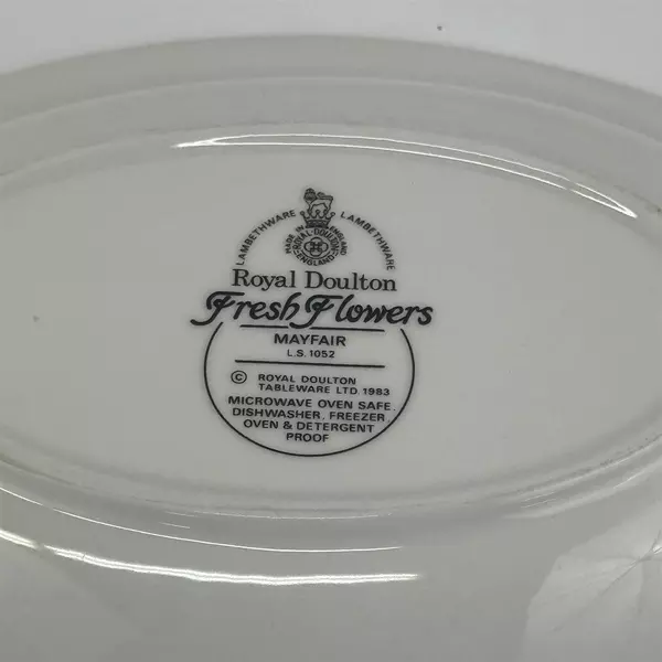 Royal Doulton Mayfair / Lambethware Oval Vegetable Serving Bowl