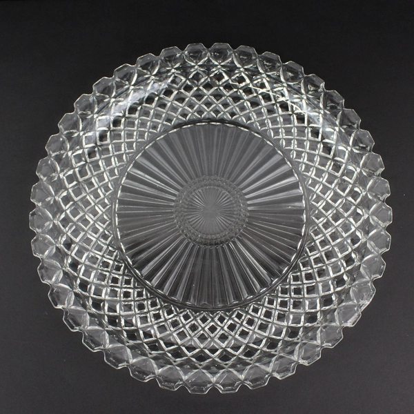 Vintage Anchor Hocking Waterford Sandwich Platter 14 Inch