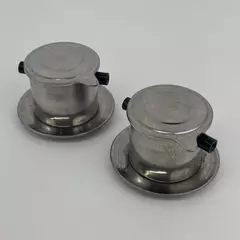 2 Vietnamese Coffee Filter Stainless Steel Filter Press Maker Ca Phe Phin
