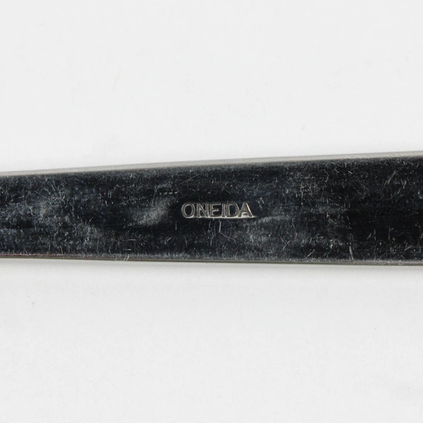 Lot Of 2 Oneida Silver Sunnybrook (Stainless) Flatware Serving Spoons 8.5" Long