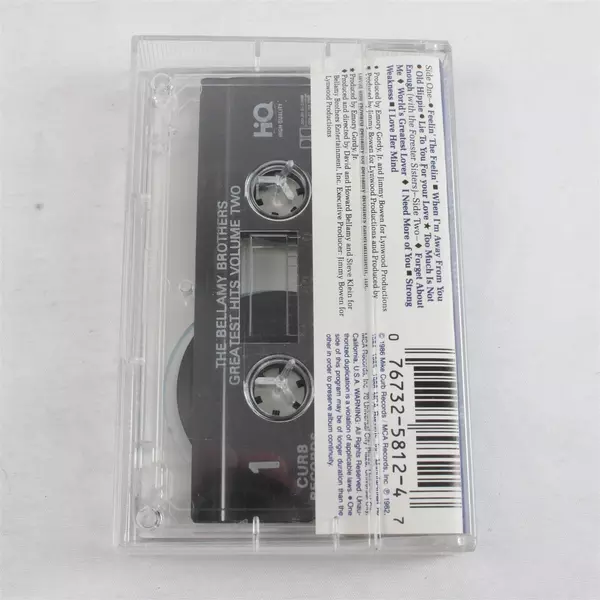 Greatest Hits, Vol. 2 by The Bellamy Brothers (Cassette, MCA)