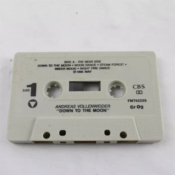 Andreas Vollenweider Down to the Moon (1986) Cassette Tape Classical