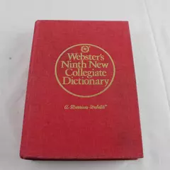 Webster’s Ninth New Collegiate Dictionary - Merriam Webster