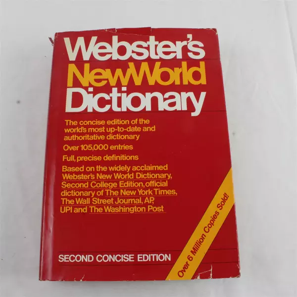 Webster's New World Dictionary of American English - Hardcover 1982