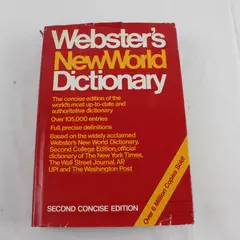 Webster's New World Dictionary of American English - Hardcover 1982