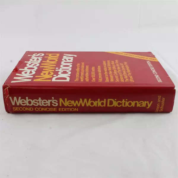 Webster's New World Dictionary of American English - Hardcover 1982