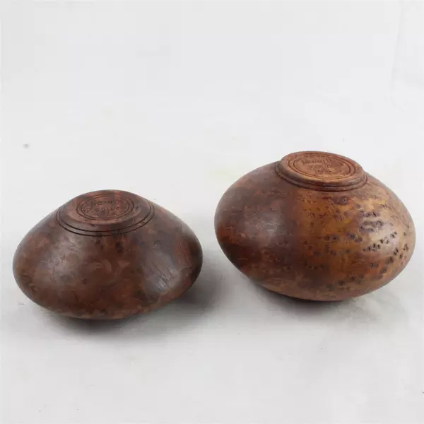 Set of 2 Inseparables Red Wood Burls w/ Cocobolo Trim Doyle Howitt