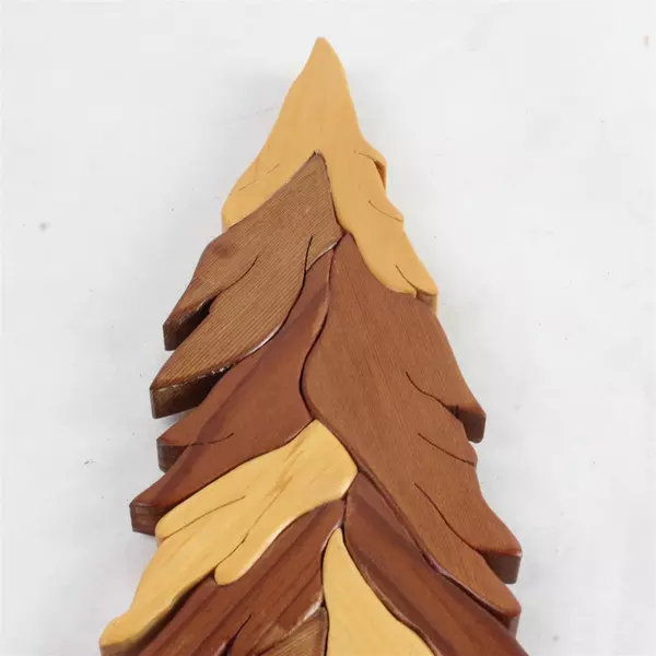 Handcrafted Wooden Pine Tree Hanging Rustic Farmhouse Wall Decor