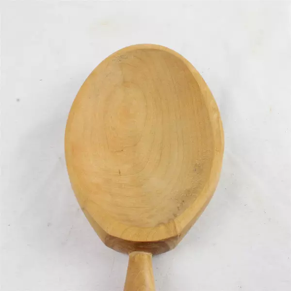 Solid Maple Short Handle Serving Spoon 10.25" Wooden Kitchen Utensil