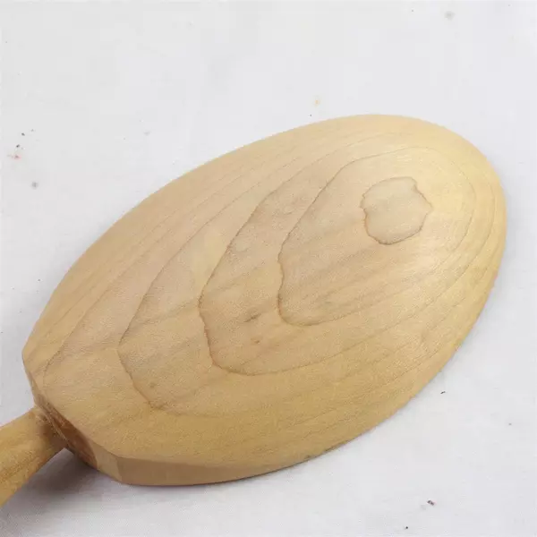 Solid Maple Short Handle Serving Spoon 10.25" Wooden Kitchen Utensil