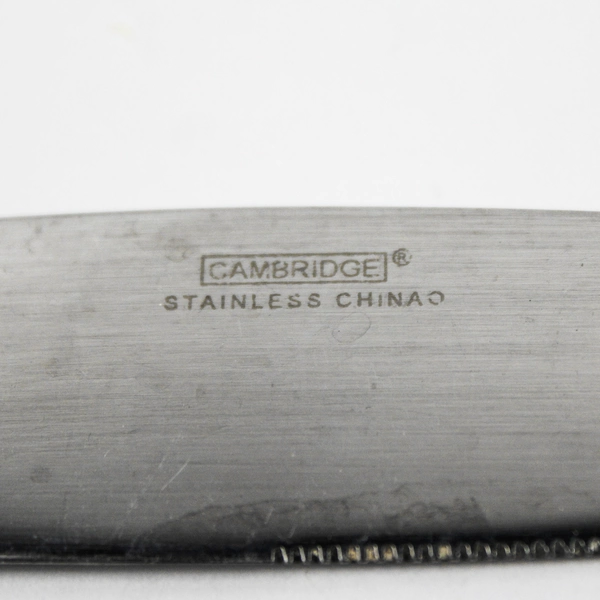 4-Piece Place Setting Cambridge Silver CBS224 Pattern Stainless Steel Rare