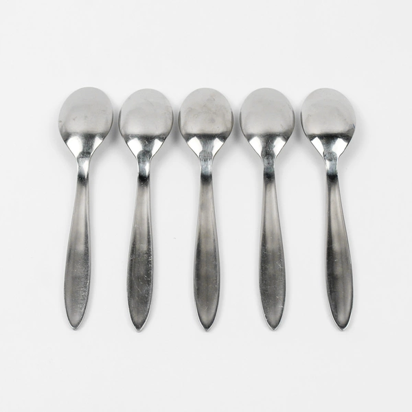 Lot of 5 Cambridge Silver CBS46 Pattern Teaspoons Stainless 6.5 Inches