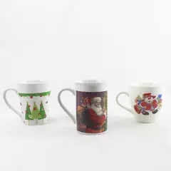 Set of 3 Royal Norfolk 12oz Christmas Coffee Mugs Ceramic Holiday