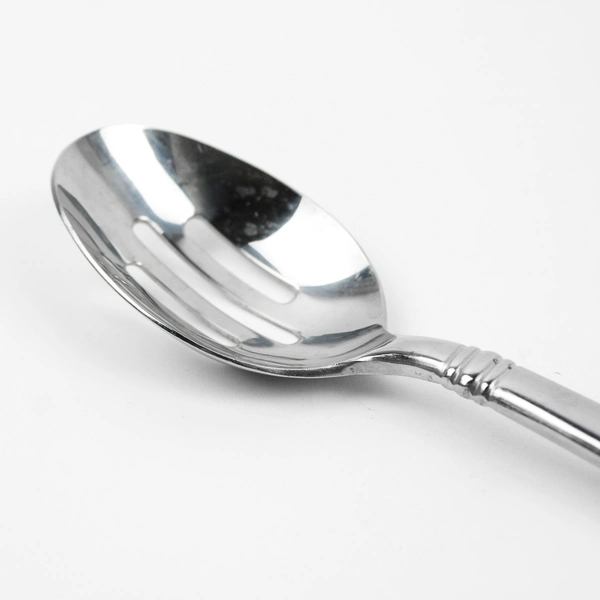 Cambridge Stainless Steel CBS174 Pattern Pierced Serving Spoon 8.5 Inches