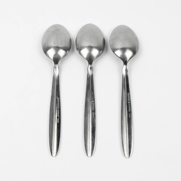 Lot of 3 Cambridge Silver CBS45 Pattern Oval Soup Spoons (Tablespoon) SS 8"