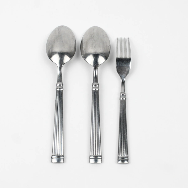 Lot of 3 Cambridge Silver CBS124 Pattern 1 Salad Fork 2 Oval Soup Spoons SS