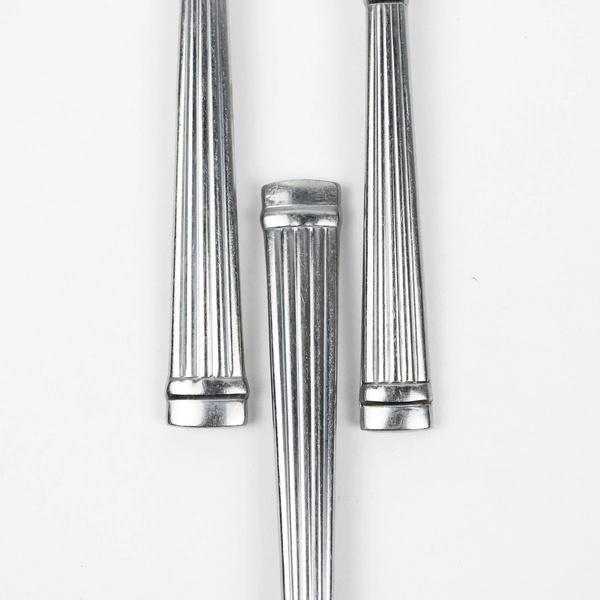 Lot of 3 Cambridge Silver CBS124 Pattern 1 Salad Fork 2 Oval Soup Spoons SS