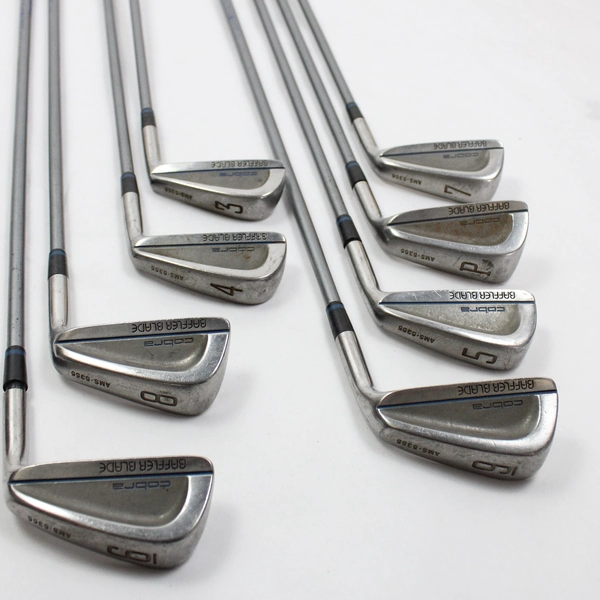 Lot of 8 Cobra Baffler Blade Iron Set Graphite Shaft Right Handed