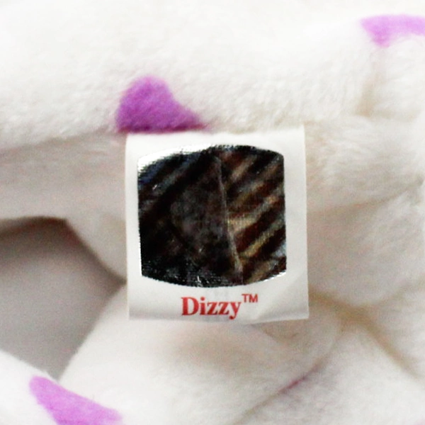 TY Beanie Baby Dizzy the Dalmatian Spotted Blue and Pink 2001 Tags Collectible