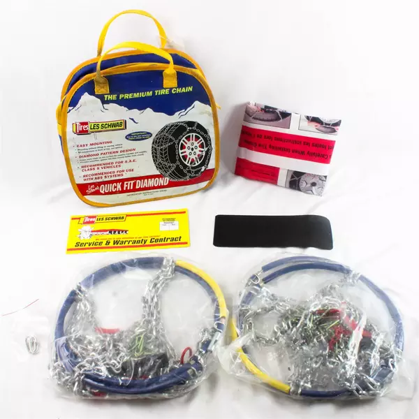 Les Schwab Tire Chains Model #1545-s Original Storage Bag-Never Used