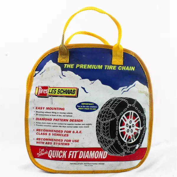 Les Schwab Tire Chains Model #1545-s Original Storage Bag-Never Used