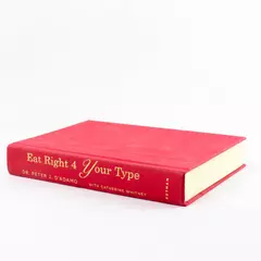 Eat Right For Your Type by Dr. Peter J. D'Adamo Hardcover Book 