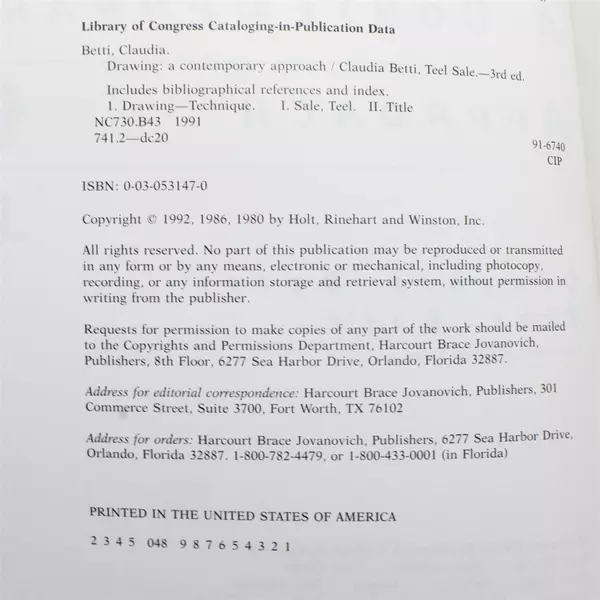 Drawing: A Contemporary Approach Paperback by Claudia Betti & Teel Sale