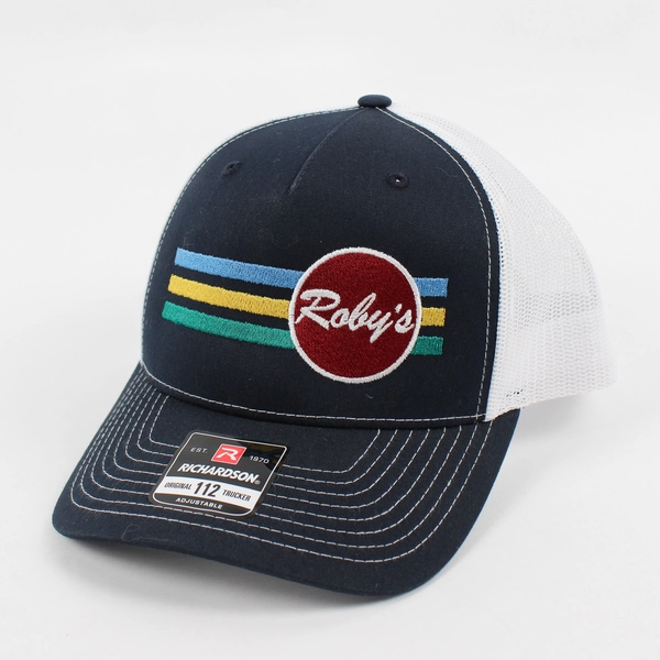 Richardson Adjustable Baseball Cap with Roby's Logo on Front Mesh Back