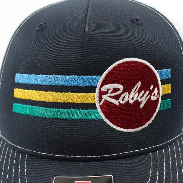 Richardson Adjustable Baseball Cap with Roby's Logo on Front Mesh Back