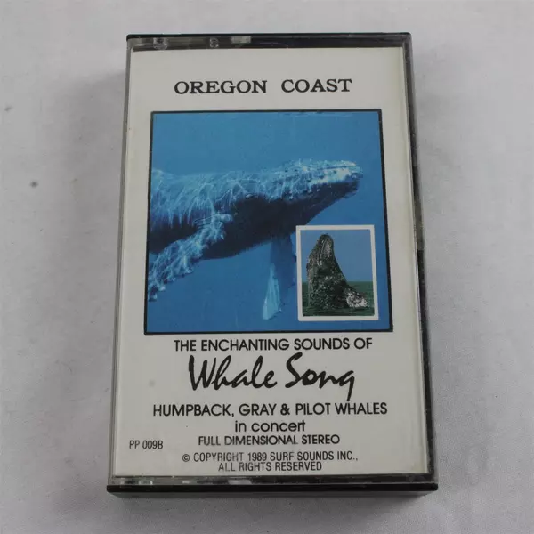 The Enchanting Sounds of Whale Song Cassette Humpback, Gray, & Pilot Whales