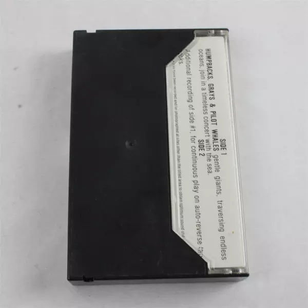 The Enchanting Sounds of Whale Song Cassette Humpback, Gray, & Pilot Whales