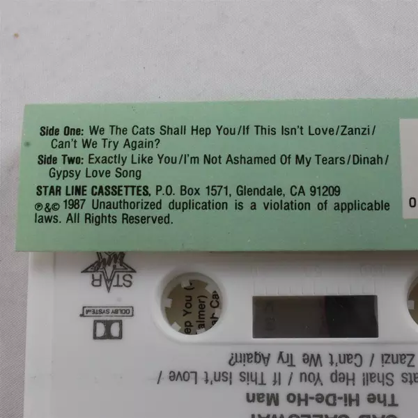 Star Line Cassettes Live Cab Calloway 1987