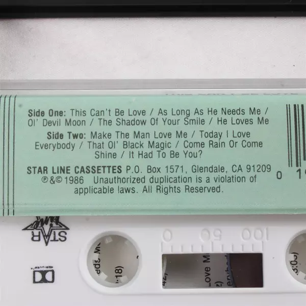 Star Line Cassettes Live Margaret Whiting 1986