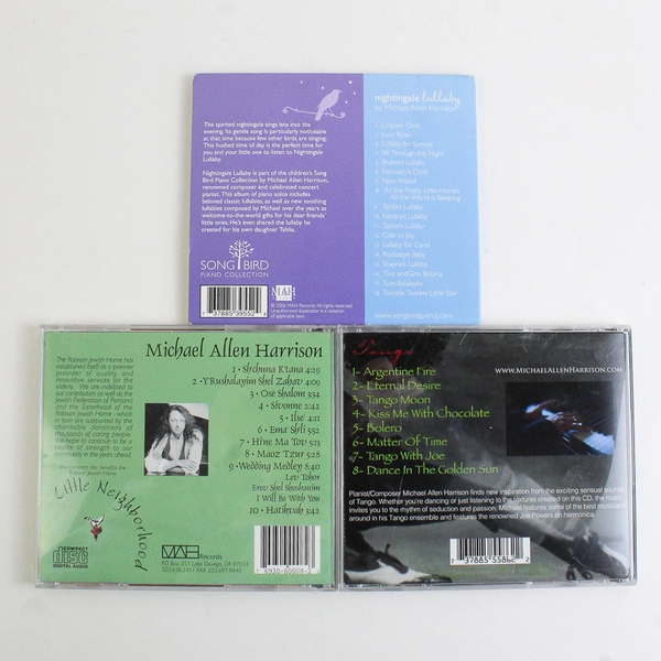 A Lot of 3 Michael Allen Harrison Music CDs Signed by the Artist