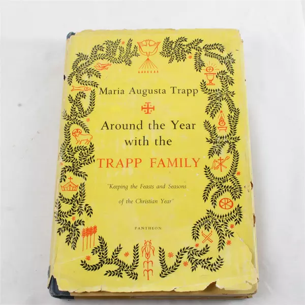 Around the Year with the Trapp Family Hardcover Maria Augusta Trapp 1955