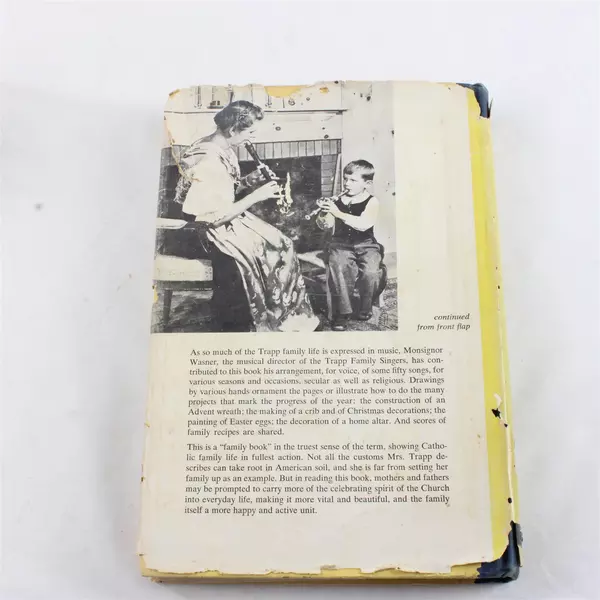 Around the Year with the Trapp Family Hardcover Maria Augusta Trapp 1955